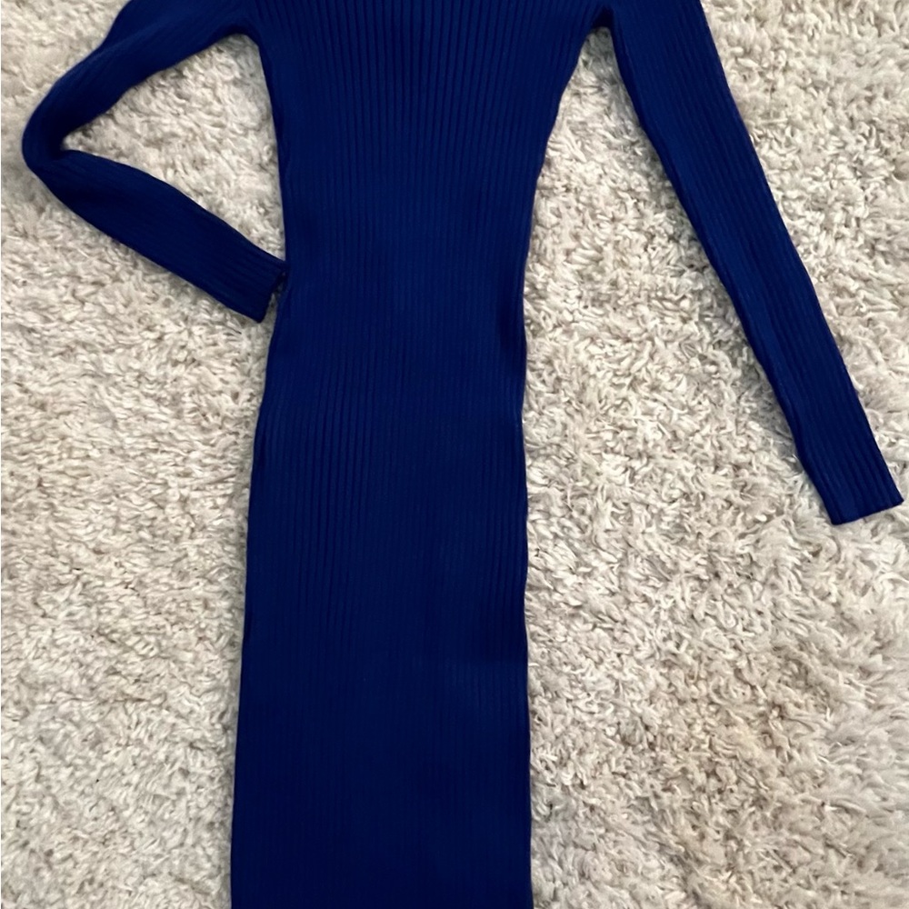 Vero Moda Navy Long Sleeve Dress